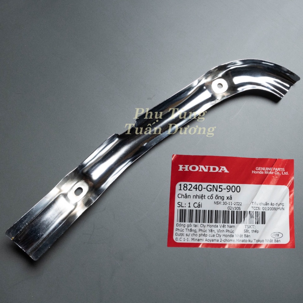 Ốp Chống Nóng Ống Xả,Thân Pô Cổ Pô Dream Chính Hãng Honda Lắp Dream Việt, Super Dream Và Dream  Thái