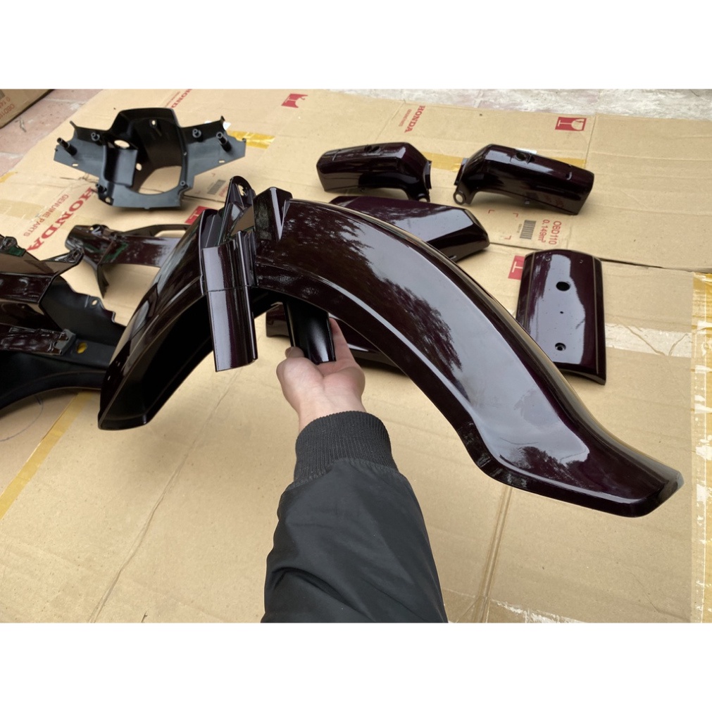 Bộ Nhựa Xe Dream Chính Hãng Honda Tặng Kèm Bộ Tem 3 Lớp Cao Cấp, Dàn Áo Bộ Vỏ Dùng Cho Dream Thái Và Dream Việt