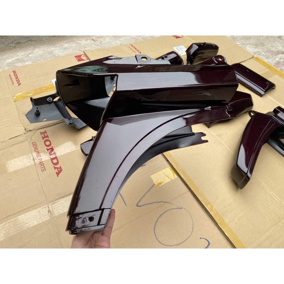 Bộ Nhựa Xe Dream Chính Hãng Honda Tặng Kèm Bộ Tem 3 Lớp Cao Cấp, Dàn Áo Bộ Vỏ Dùng Cho Dream Thái Và Dream Việt