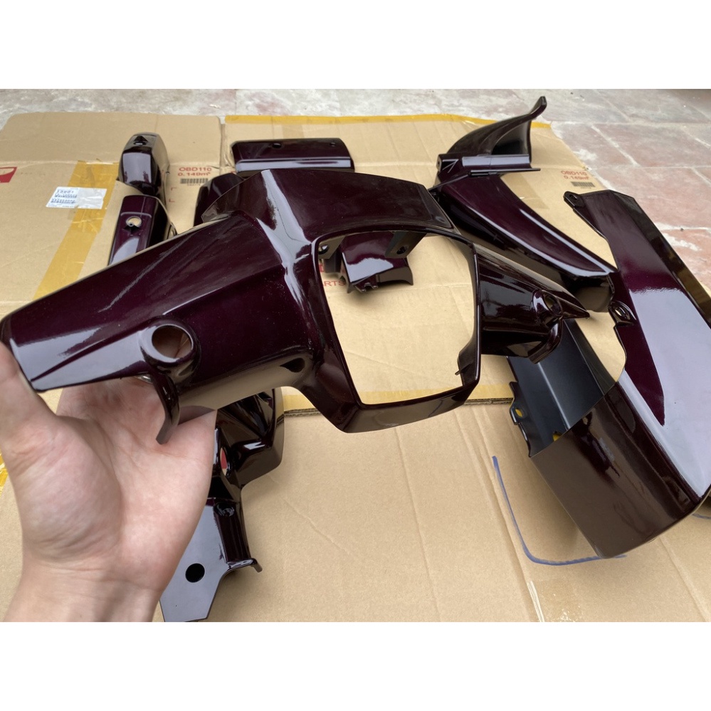 Bộ Nhựa Xe Dream Chính Hãng Honda Tặng Kèm Bộ Tem 3 Lớp Cao Cấp, Dàn Áo Bộ Vỏ Dùng Cho Dream Thái Và Dream Việt