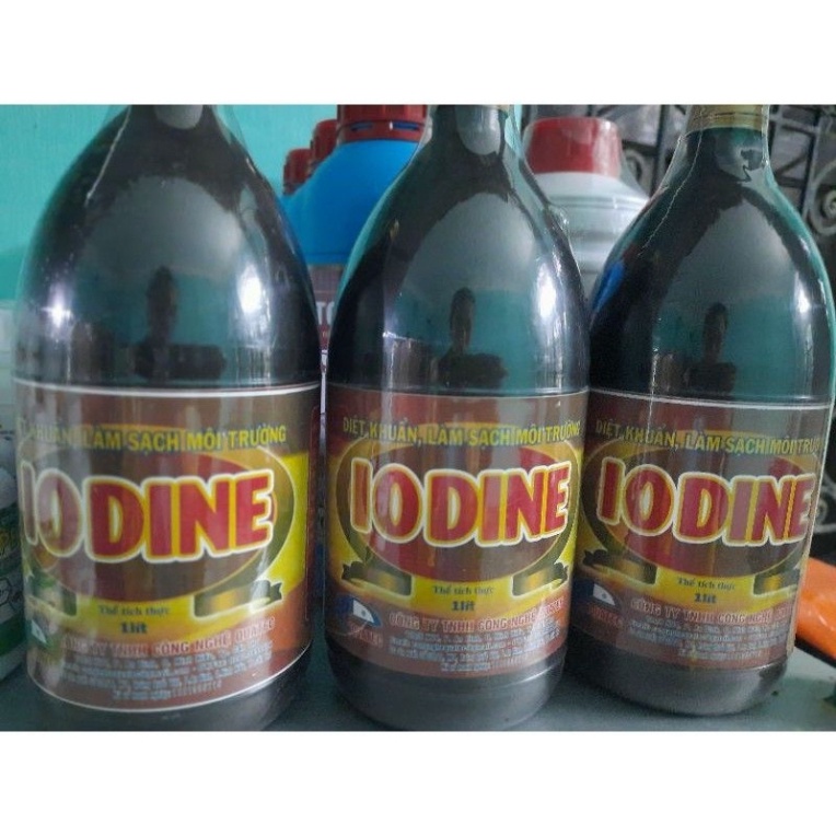 IODINE  diệt khuẩn, làm sạch môi trường nước