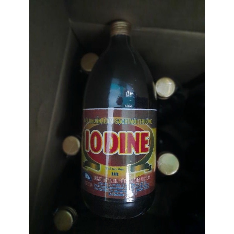 IODINE  diệt khuẩn, làm sạch môi trường nước