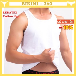 Aó 3 Lỗ Nam LEDATEX loại 1 thun lạnh Lót nam không tay sát nách Chất Cotton Dầy mềm mát chất Đẹp