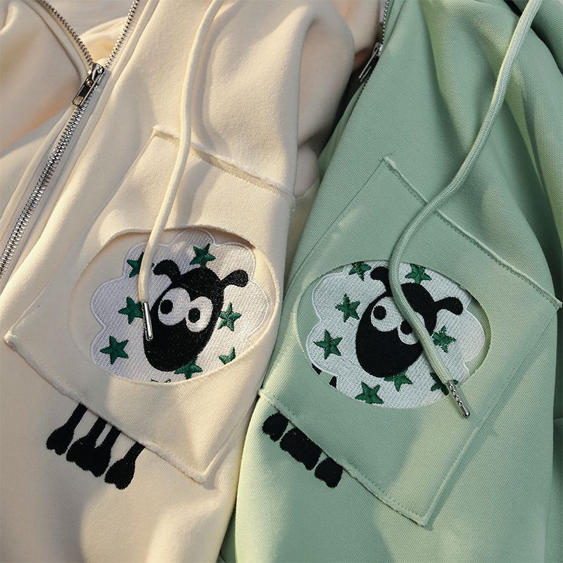 Áo Khoác cardigan Có Mũ Trùm size Lớn 2-300g Dễ Phối Đồ Dành Cho Cặp Đôi