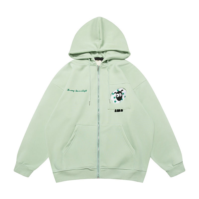 Áo Khoác cardigan Có Mũ Trùm size Lớn 2-300g Dễ Phối Đồ Dành Cho Cặp Đôi