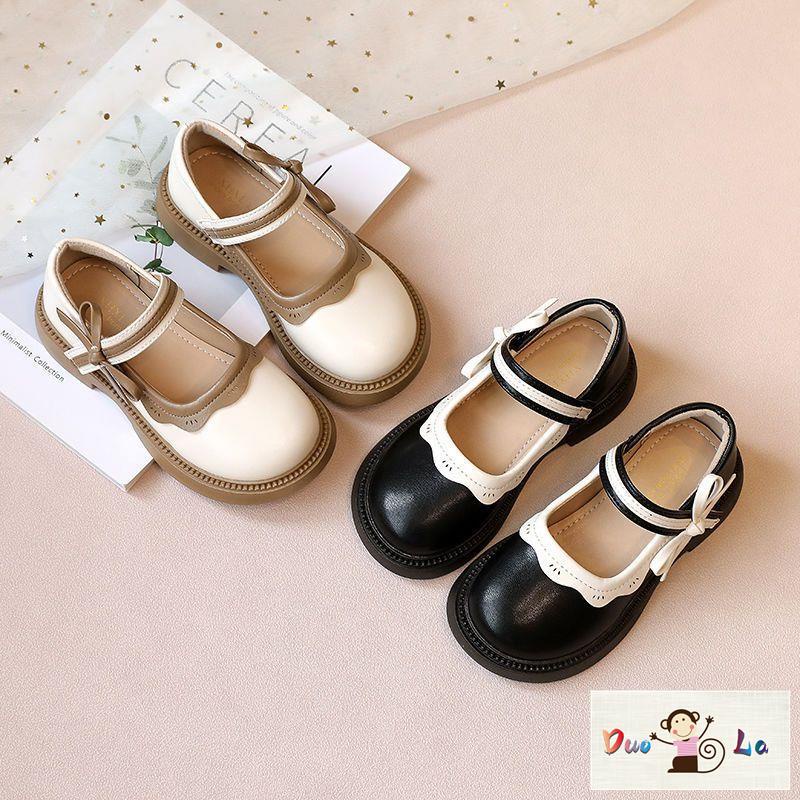 Doula Giày Búp Bê Da Phong Cách Công Chúa Thời Trang Mùa Thu Cho Bé Gái