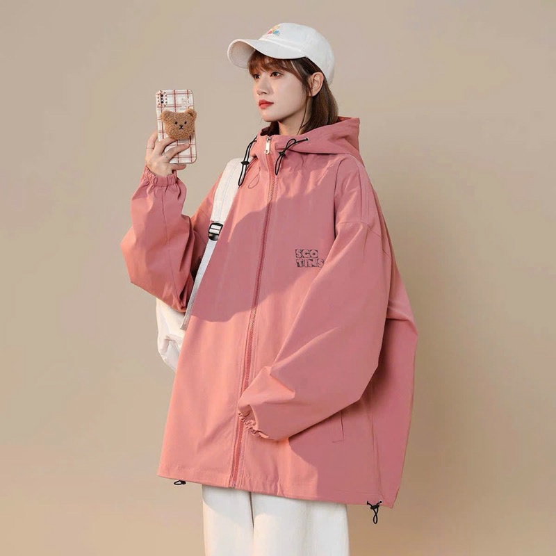 Áo khoác dù big size 2 lớp SGOTINS giống hình mẫu JACk_FASHION