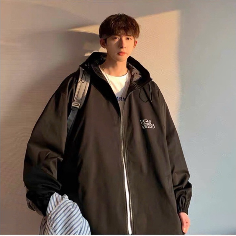 Áo khoác dù big size 2 lớp SGOTINS giống hình mẫu JACk_FASHION