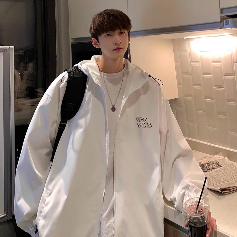 Áo khoác dù big size 2 lớp SGOTINS giống hình mẫu JACk_FASHION