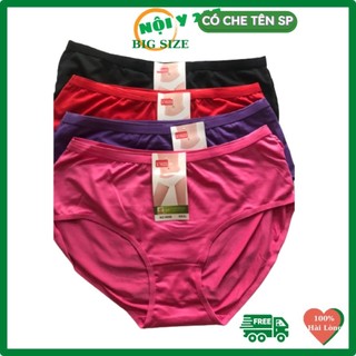 Quần chip lót nữ cạp cao big size 3XL (Q9066) cho người già trẻ béo mập bầu 70kg 80kg 60kg