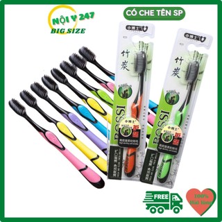 Bàn chải đánh răng hàn quốc bossi than hoạt tính