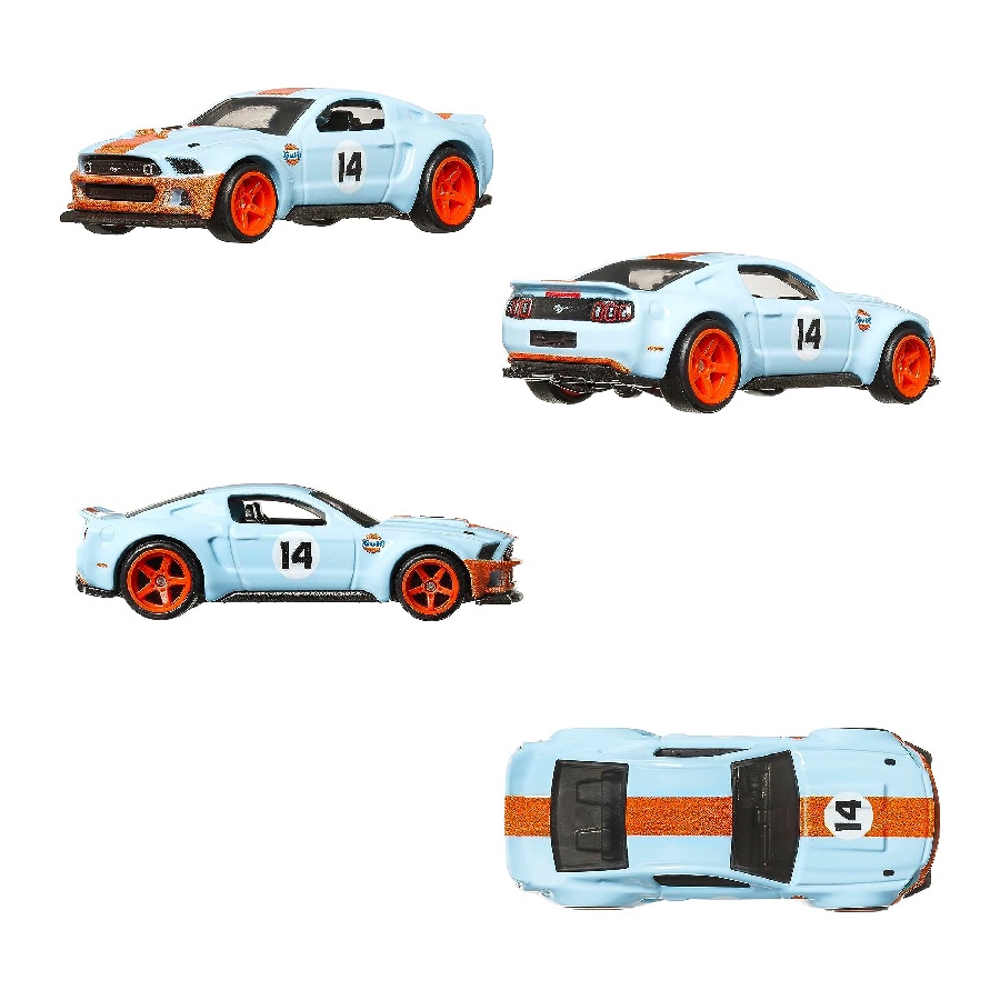 Đồ Chơi Bộ Đôi Siêu Xe Premiums 2014 Custom Mustang HOT WHEELS HKF58/HBL96