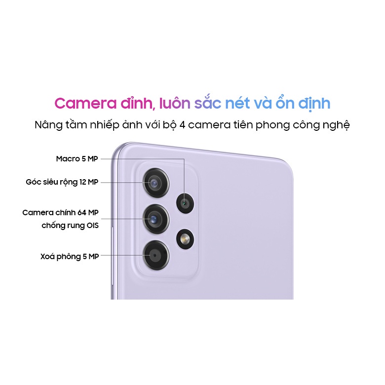 Điện thoại Samsung Galaxy A52 8/128GB Bảo Hành 12 Tháng Lỗi 1 Đổi 1 Trong 7 Ngày **