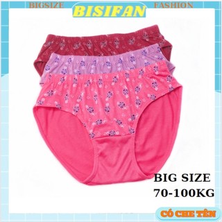 Quần lót bà già (QC01) chất coton cạp cao big size siêu to 4XL dành cho người già bà già người béo mập 60, 70KG80kg 90kg