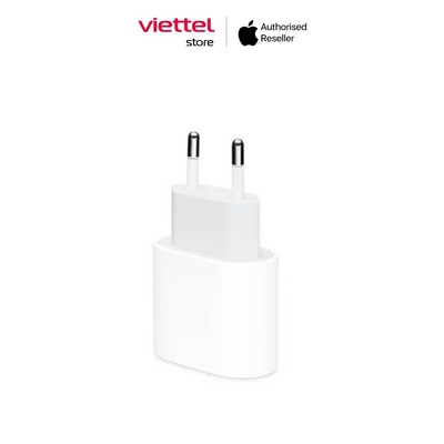 COMBO Củ sạc Apple 20W USB-C Power Adapter + Cáp sạc Apple USB-C TO LIGHTNING CABLE (1 M) Chính hãng