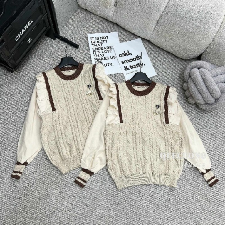 Áo len kèm tag số 5 hàng QCL1 6/9