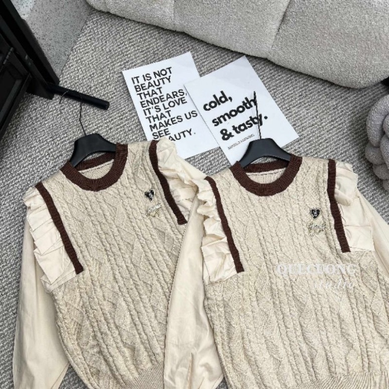 Áo len kèm tag số 5 hàng QCL1 6/9