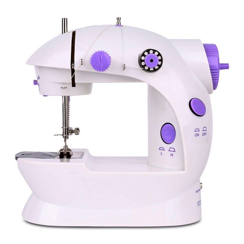 Máy May Mini Gia Đình Có Đèn Led Để Bàn Nhỏ Gọn Dễ Sử Dụng Bảo Hành 6 Tháng