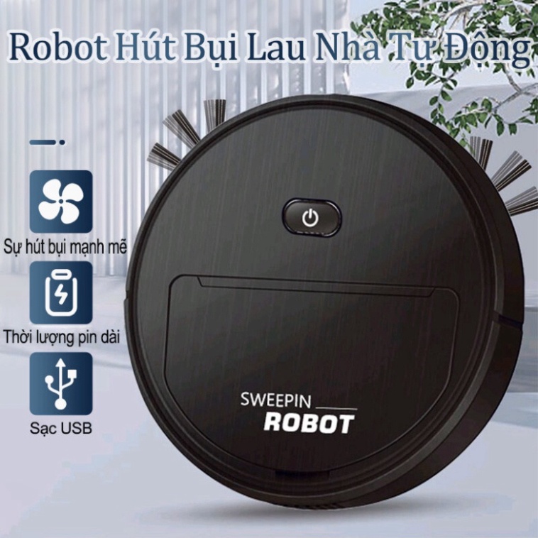 Robot Hút Bụi Lau Nhà Thông Minh Tiện Lợi SWEEPIN