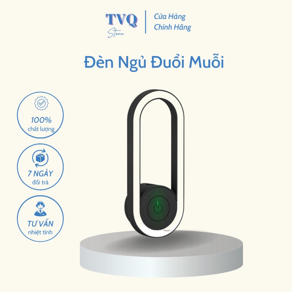 Máy Đuổi Muỗi Bằng Sóng Siêu Âm Tích Hợp Đèn Ngủ An Toàn Không Độc Hại (TVQ Store)