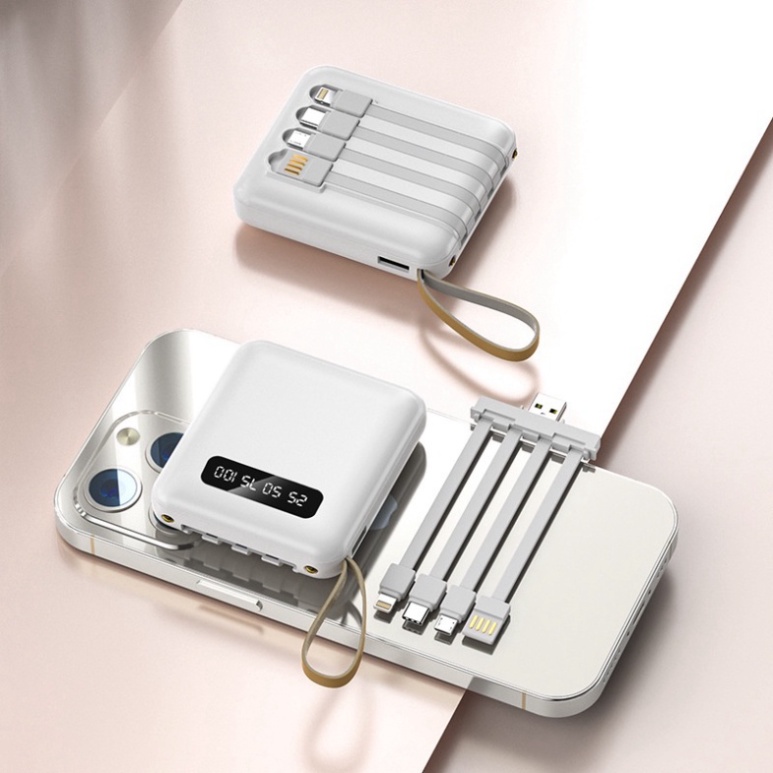 Sạc Dự Phòng 20000mAh Tích Hợp 4 Cổng Sạc Màn Hình Led Bảo Hành 6 Tháng