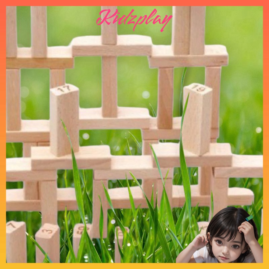 Đồ chơi cho bé trai ghép hình gỗ, xếp hình cho bé, trí tuệ, đồ chơi 1k 1 thanh Kidzplay