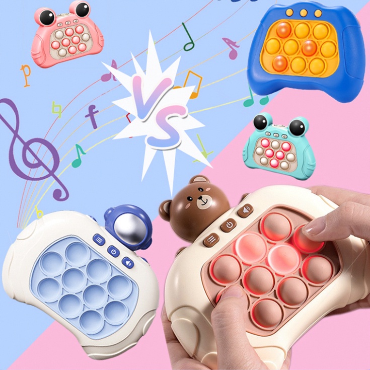 Máy Chơi Game Popit Luyện Phản Xạ Cho Bé Kèm Nút Bấm Theo Nhạc
