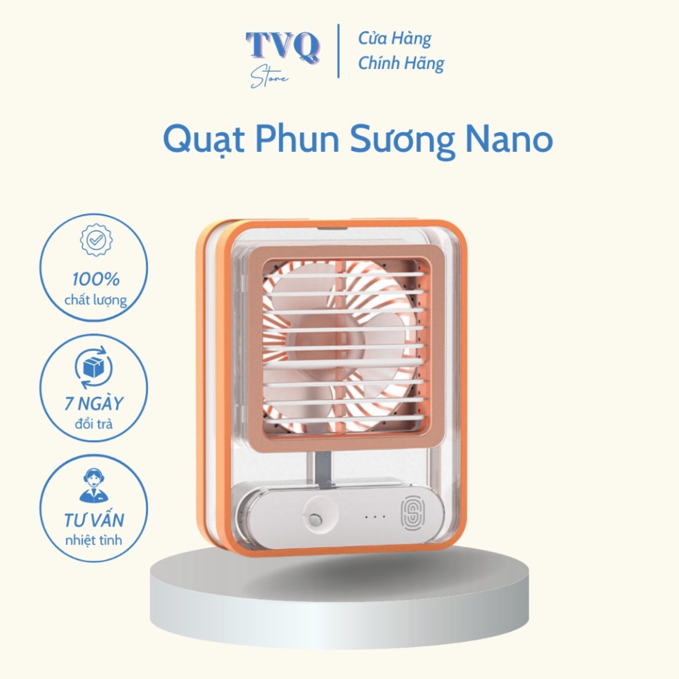 Quạt Phun Sương Tích Điện Cảm Ứng Nano (TVQ.store)