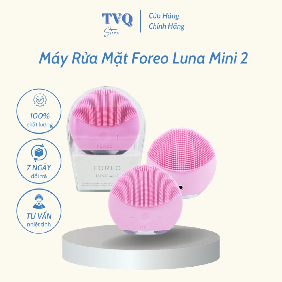 Máy Rửa Mặt Fo.reo Luna Mini 2 Rửa Sạch Sâu Loại Bỏ Bụi Bẩn Bã Nhờn Hiệu Quả (TVQ.store)