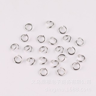Móc càng cua 6*12mm, khoen tròn 1.2*8mm