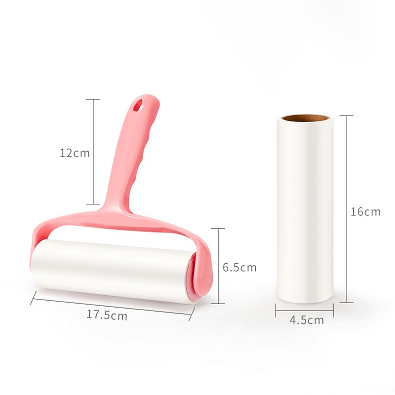 Cây lăn bụi làm sạch quần áo ga giường lông chó mèo thú cưng - Lõi lăn bụi dự phòng 60 lớp