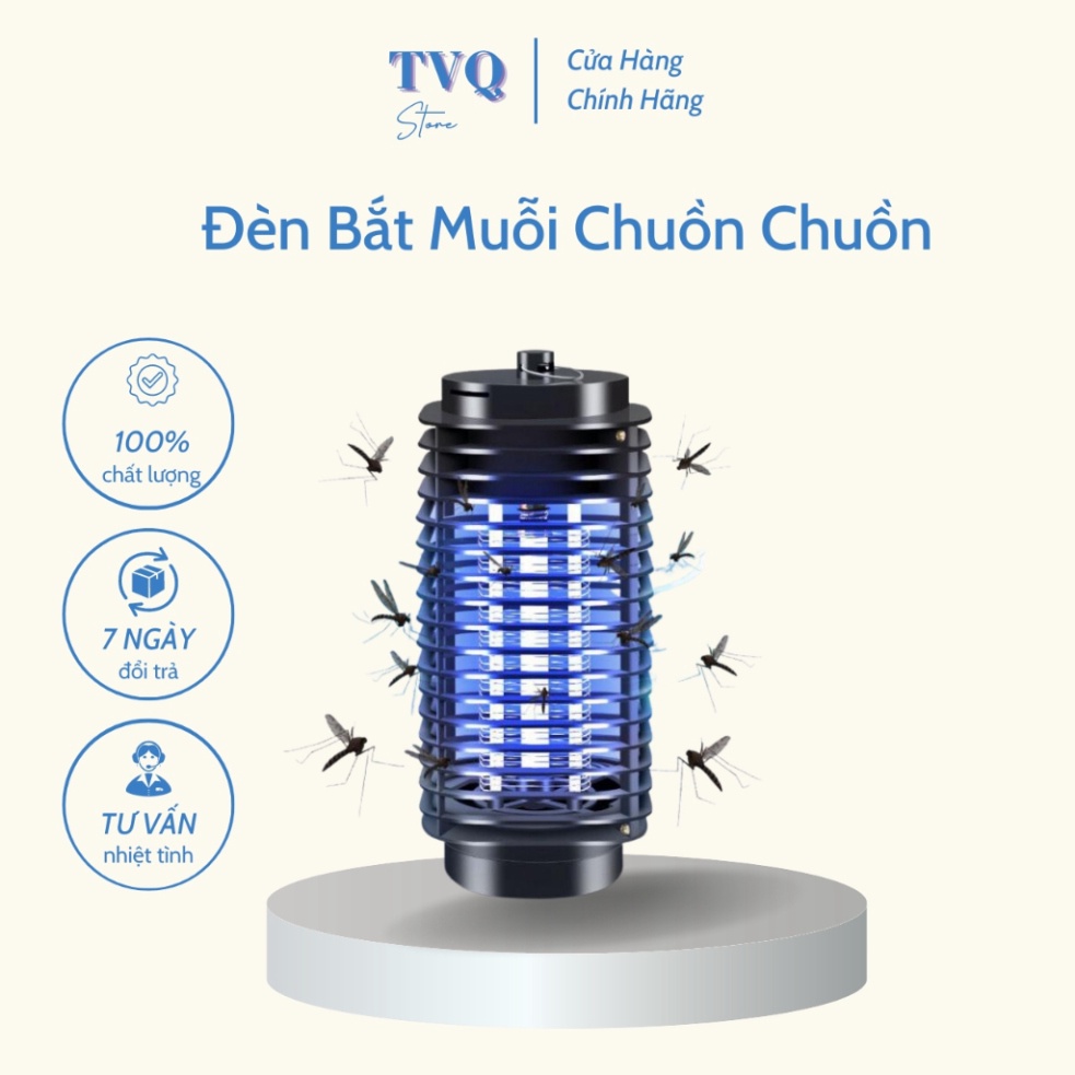 Đèn Bắt Muỗi Chuồn Chuồn Hình Tháp Thông Minh Điện Quang Thế Hệ Mới An Toàn Sử Dụng 