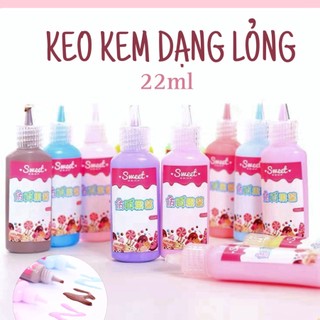 Keo Kem Dạng Lỏng 22ml Dùng Trang Trí Ốp Điện Thoại, Làm Đô dùng trang trí decor Toploader,DIY