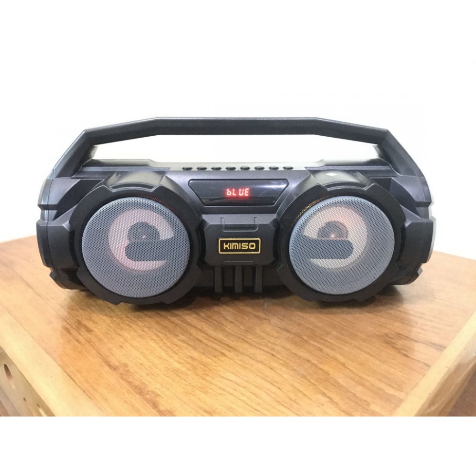 Loa Karaoke Bluetooth Xách Tay Kimiso KM - S1 - Loa Xách Tay Di Động Có Đèn Led Kèm Mic Và Dây