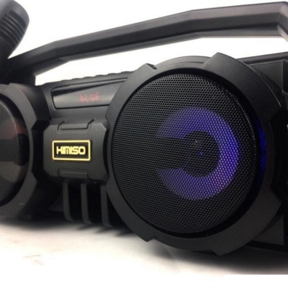 Loa Karaoke Bluetooth Xách Tay Kimiso KM - S1 - Loa Xách Tay Di Động Có Đèn Led Kèm Mic Và Dây