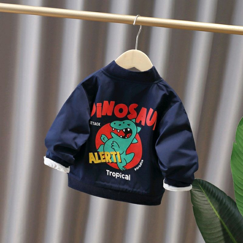 Áo khoác gió họa tiết 2 lớp bé trai bé gái chất đẹp