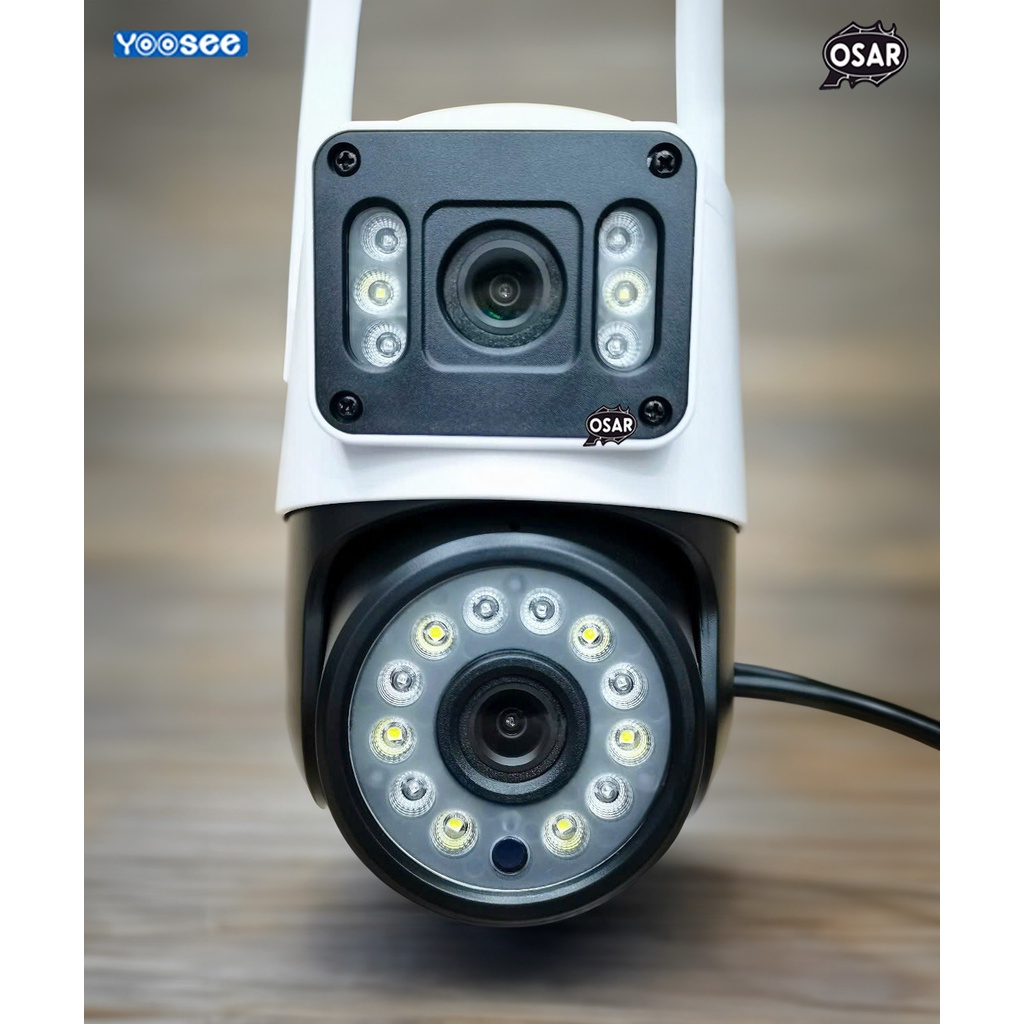 Camera YooSee Wifi 2 mắt Q18 LED, Độ phân giải 2K Siêu Nét Góc Rộng,Xem Ban Đêm Có Màu, Đàm Thoại 2 Chiều