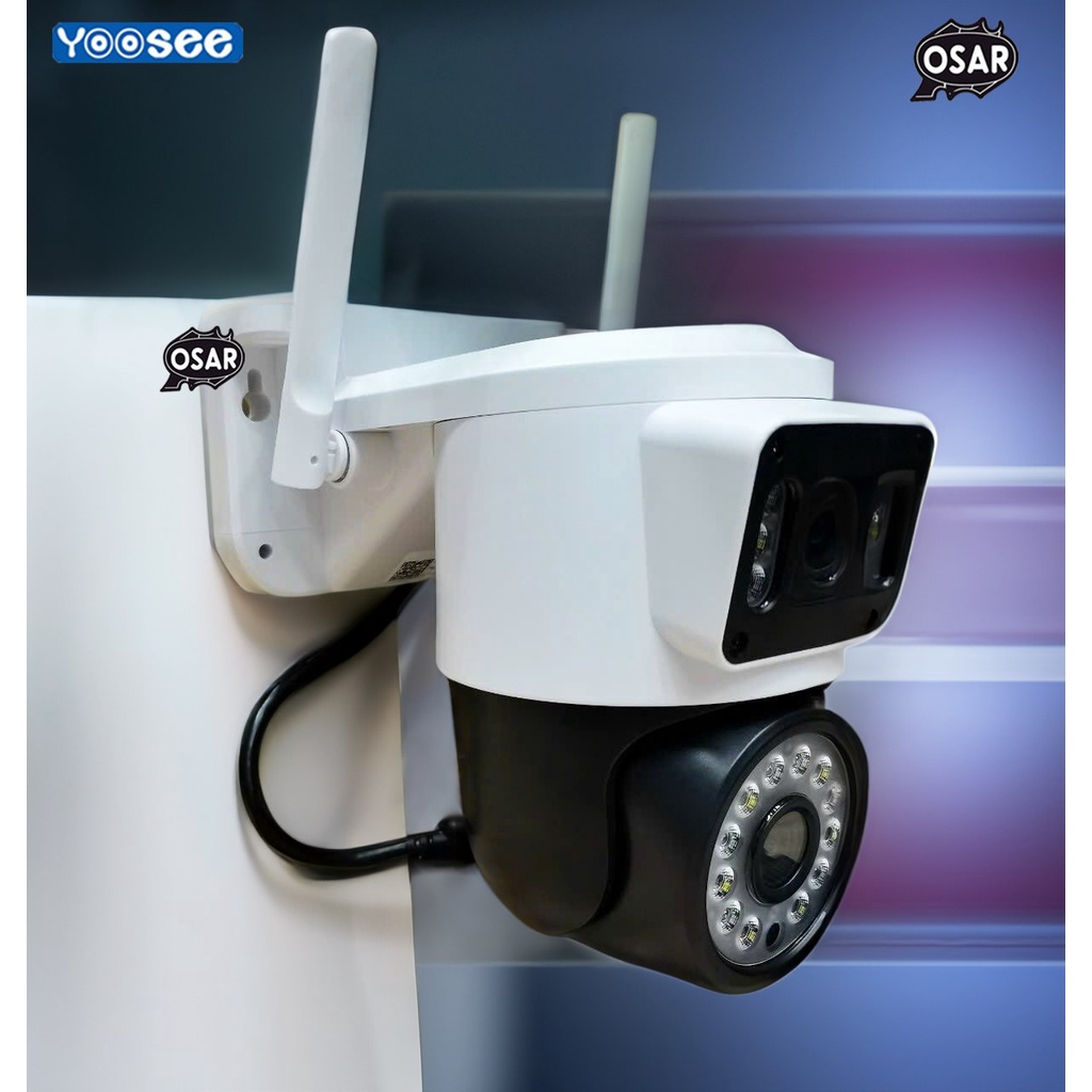 Camera YooSee Wifi 2 mắt Q18 LED, Độ phân giải 2K Siêu Nét Góc Rộng,Xem Ban Đêm Có Màu, Đàm Thoại 2 Chiều