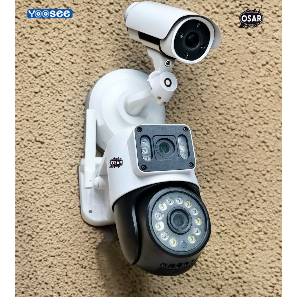 Camera YooSee Wifi 2 mắt Q18 LED, Độ phân giải 2K Siêu Nét Góc Rộng,Xem Ban Đêm Có Màu, Đàm Thoại 2 Chiều