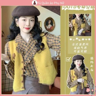 O so mi c ng so nu o kho c d ng r ng 2023 áo sơ mi kẻ sọc retro mùa xuân với thiết kế độc đáo và độc đáo phổ biến cho nữ