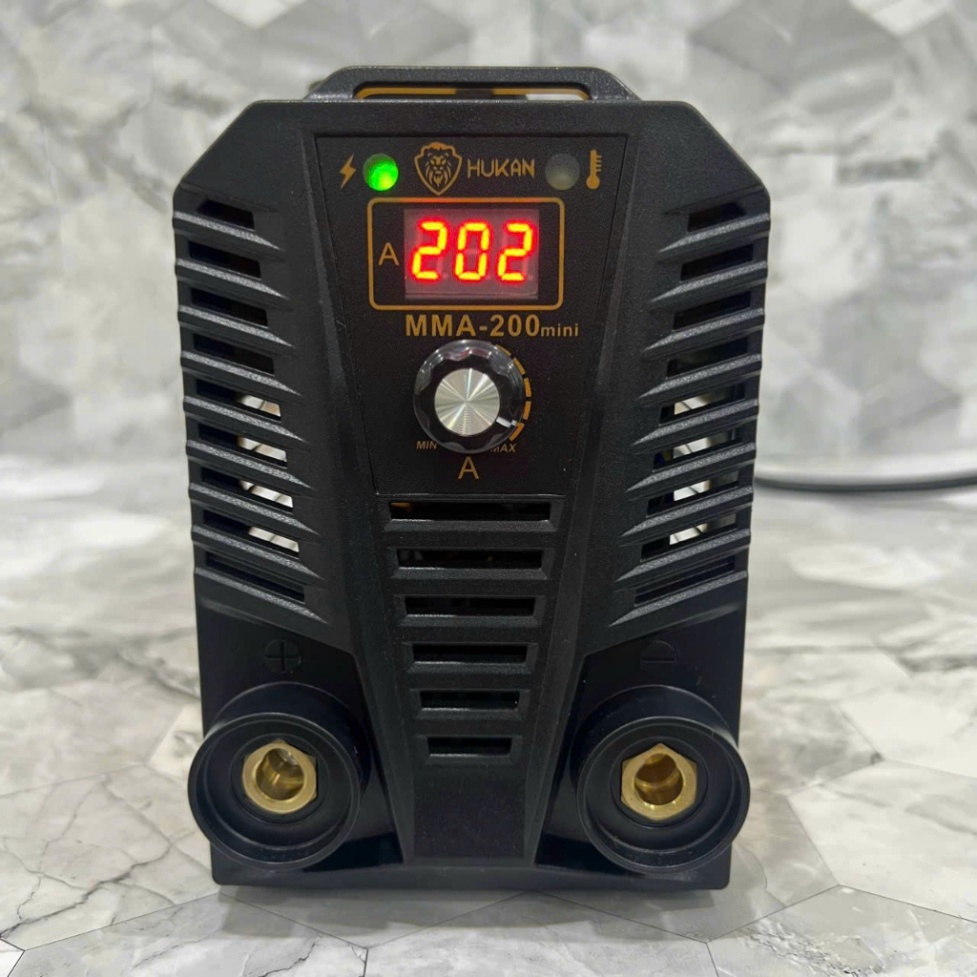 Máy hàn điện tử Hukan mma 200 mini tặng kèm phụ kiện que hàn valy siêu tiện lơi ...