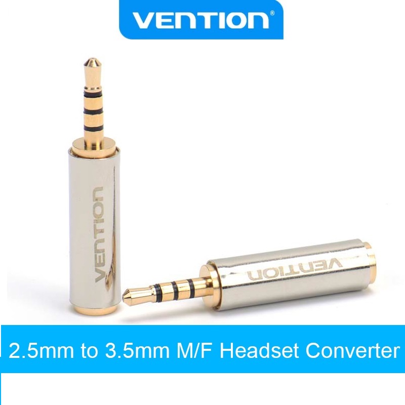 Đầu chuyển đổi Audio 2.5mm to 3.5mm Vention