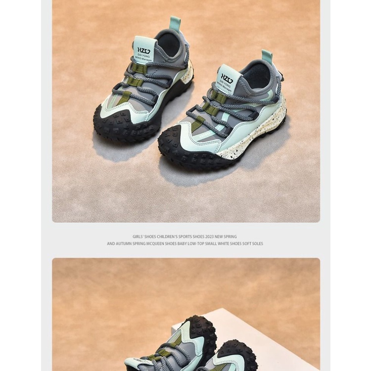 Giày Thể Thao Thoáng Khí Thời Trang Xuân Thu Mới Cho Bé