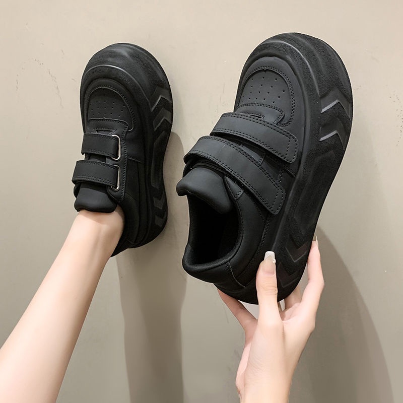 Giày Thể Thao Khóa Dán Đế Dày Thời Trang Năng Động Dành Cho Nữ