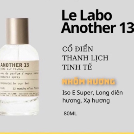 Nước hoa nam chính hãng cao cấp Le La.bo Santal 13 33, dầu thơm lâu mẫu thử 100ml hương thơm dịu nhẹ sang trọng quý phái | BigBuy360 - bigbuy360.vn