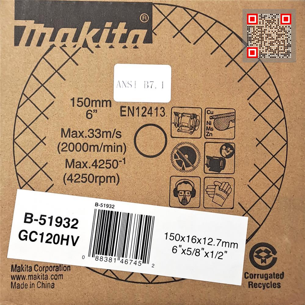 ĐÁ MÀI  GC120H Makita B-51932
