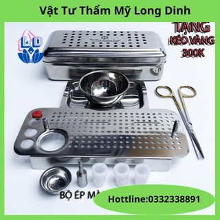 Bộ ép màng prf - ép màng prp - prf tặng kéo metzenbaum chuôi vàng 14cm germany