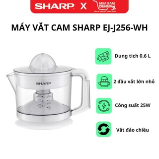 Máy vắt cam sharp ej-j415 | máy ép cam ej-j256-wh màu trắng 2023 hàng chính hãng bảo hành 12 tháng