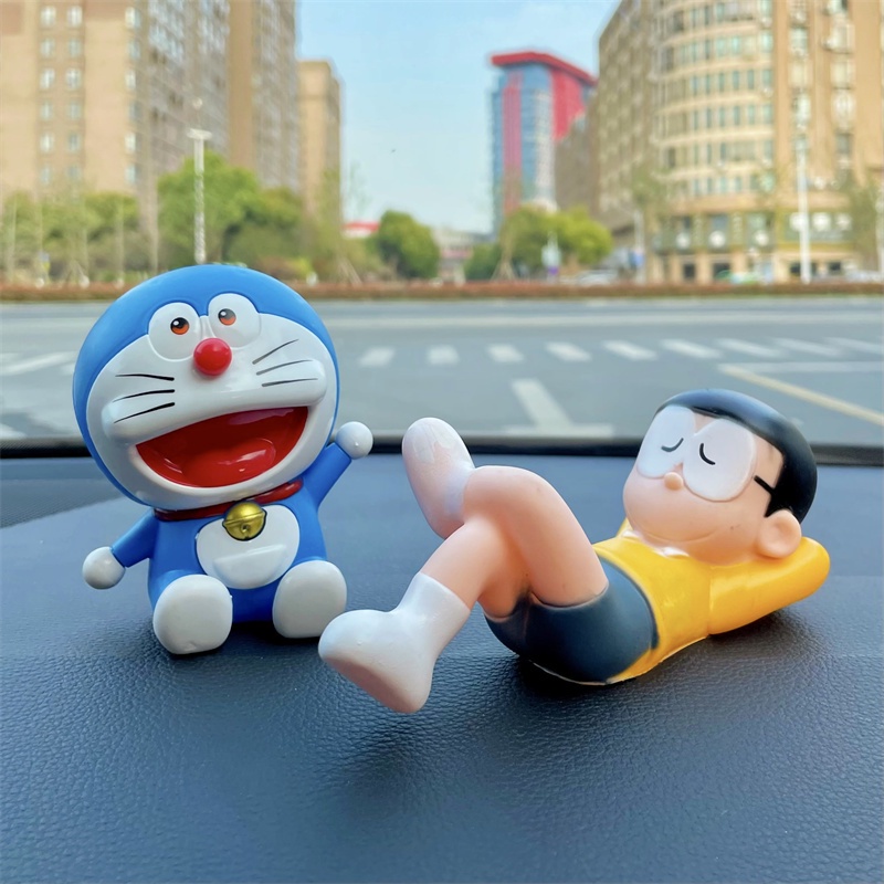 Mô Hình Búp Bê nobita Đang Ngủ Chạy Bằng Pin Dùng Trang Trí Xe Hơi doraemon