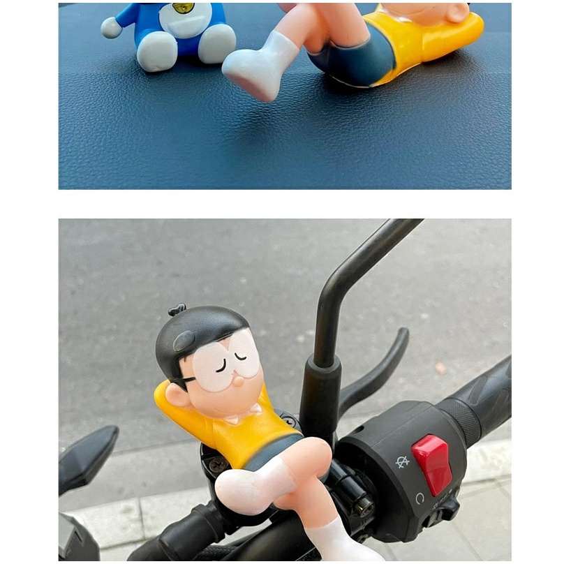 Mô Hình Búp Bê nobita Đang Ngủ Chạy Bằng Pin Dùng Trang Trí Xe Hơi doraemon